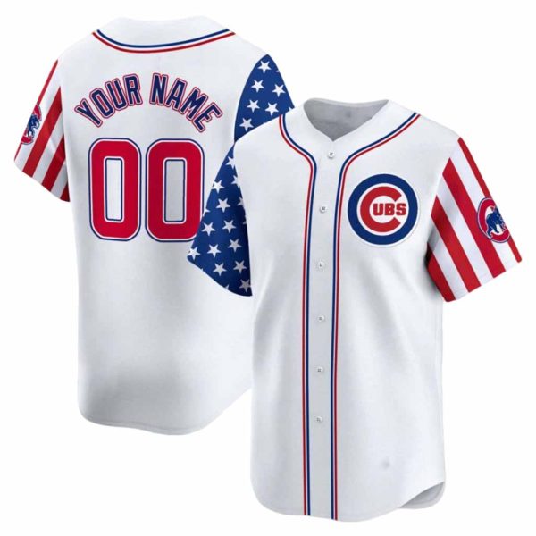 2025 Cubs Crow Armstrong Fouth Of July Jersey