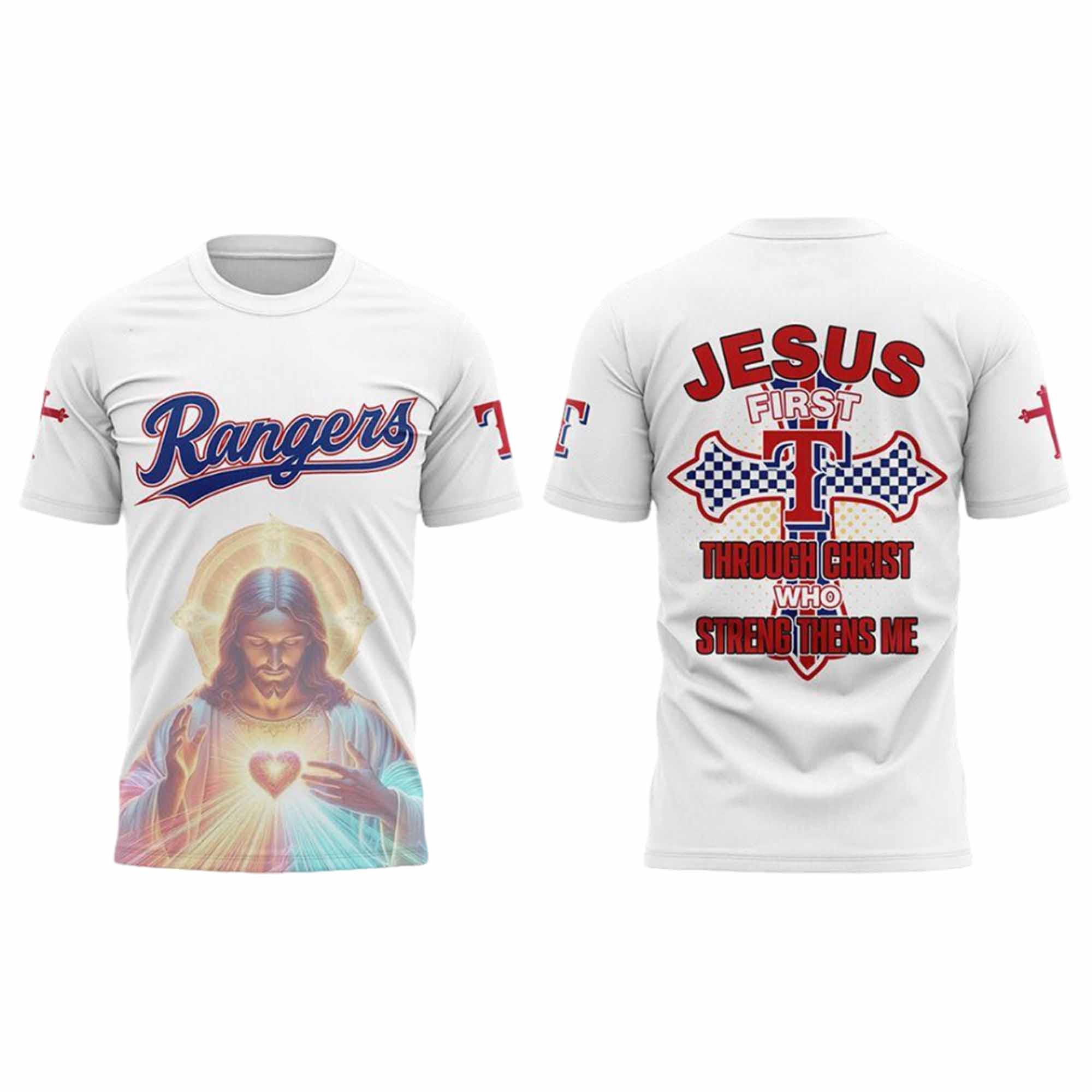 2025 Rangers Jesus First Shirt 2025 Rangers Jesus First Shirt