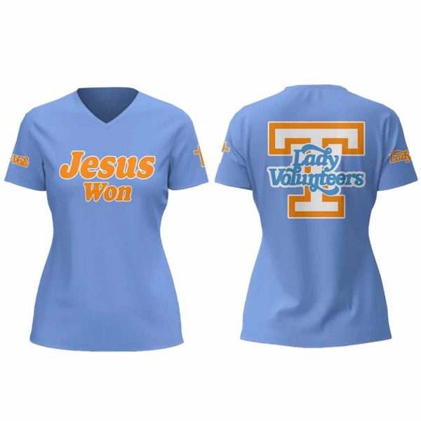 Tennessee Softball Jesus Won Shirt