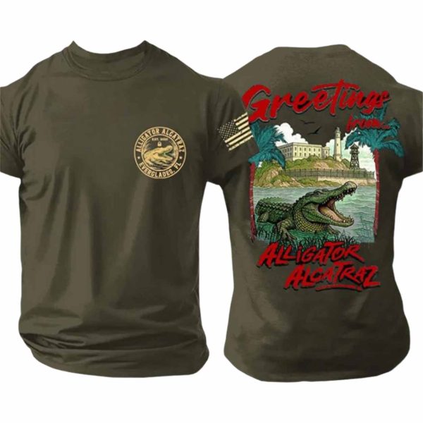 Greeting From Alligator Alcatraz Everglades Shirt
