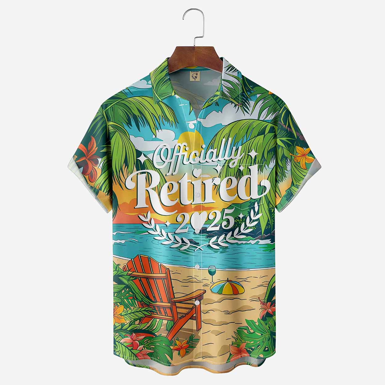 Retired Chest Palm Tree Pocket Hawaiian Shirt 2025 Retired Chest Palm Tree Pocket Hawaiian Shirt 2025