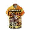 Retirement Chest Pocket Hawaiian Shirt