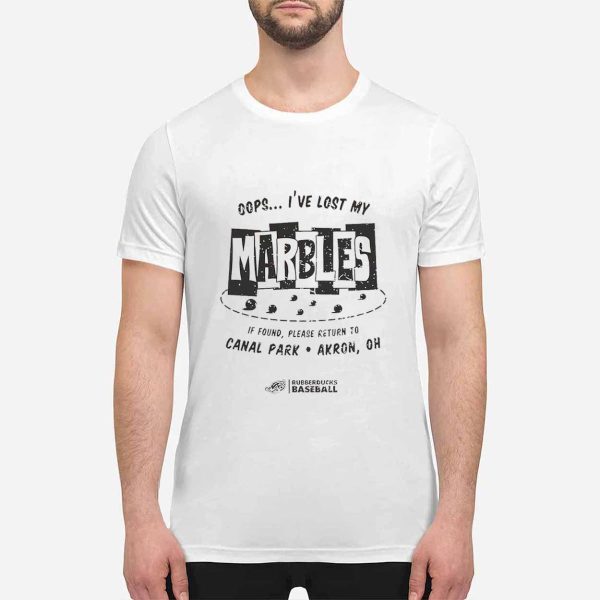 Rubberducks Baseball Oops I’ve Lost My Marbles Shirt