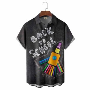 Back to School Chest Hawaiian Shirt